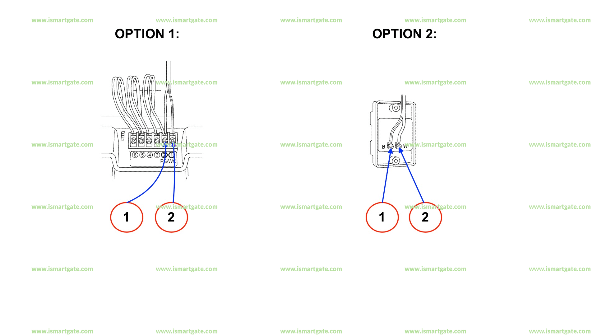 Wiring diagram for GENIE EXCELERATOR