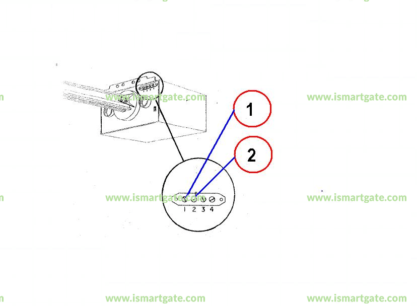 Schemat połączeń dla GENIE SD8000