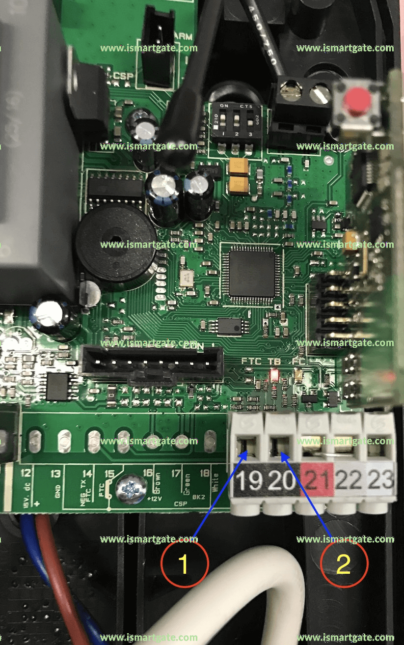 Wiring diagram for SWS SeceuroGlide