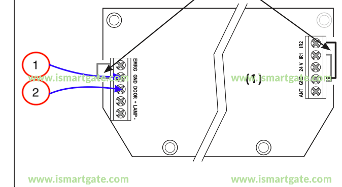 Wiring diagram for Rademacher Rolloport S2