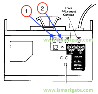 Wiring diagram for LiftMaster 1045JG