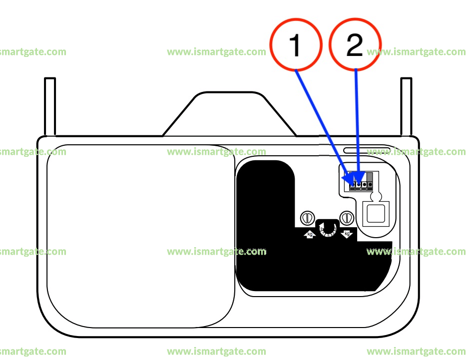 Wiring diagram for LiftMaster 3220-267