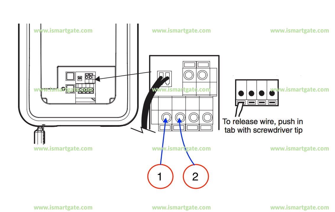 Wiring diagram for LiftMaster 3800