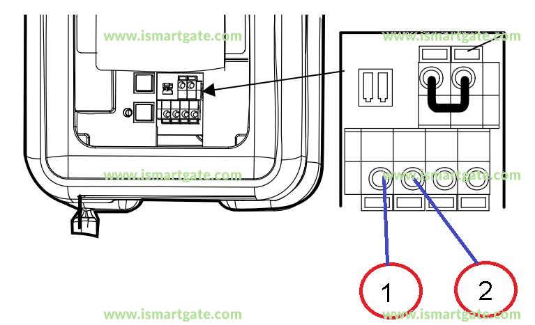 Wiring diagram for LiftMaster 3950