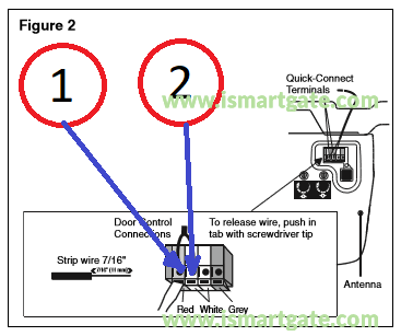 Wiring diagram for LiftMaster 41AB050-1