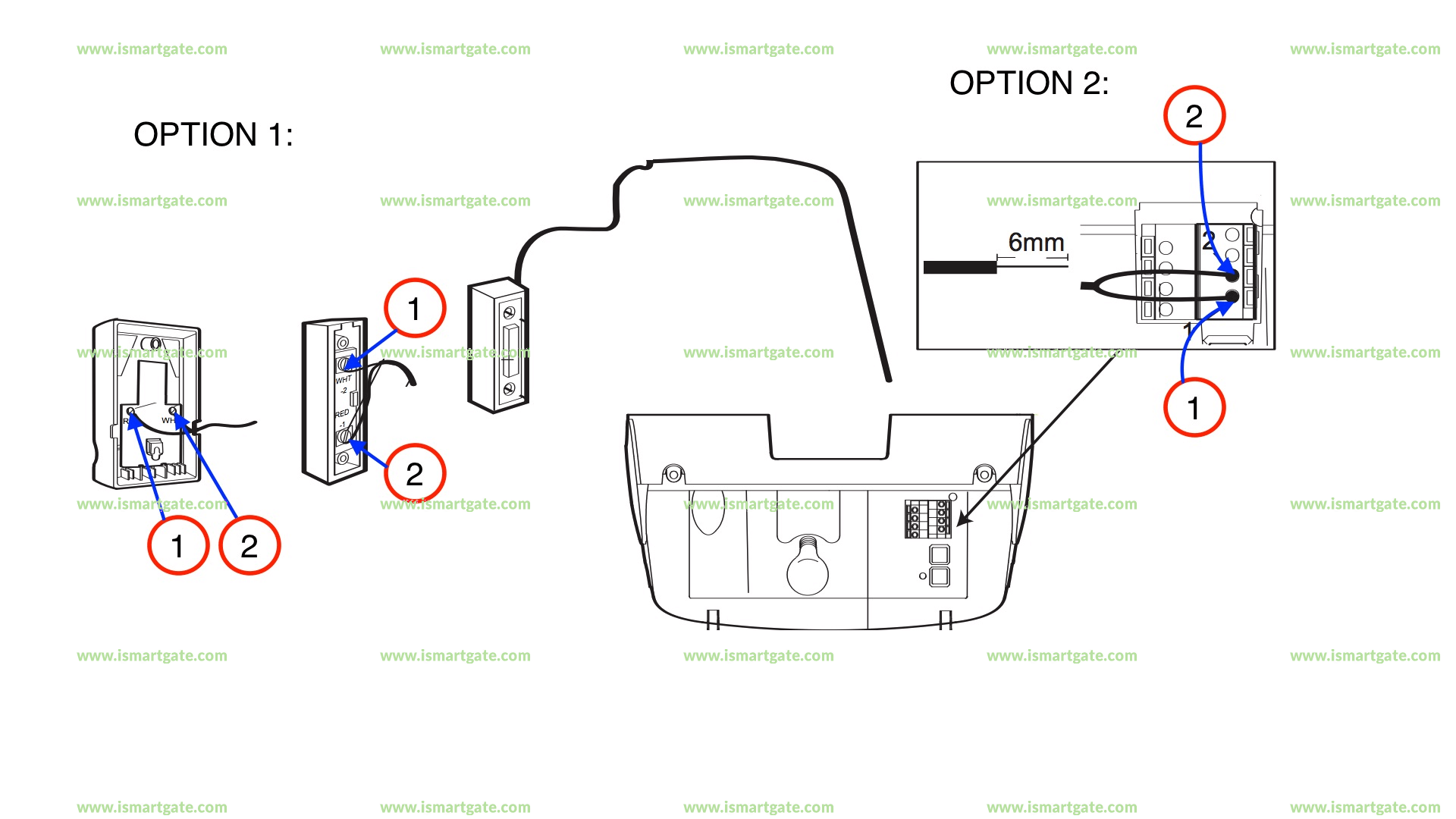 Wiring diagram for LiftMaster LM60XX