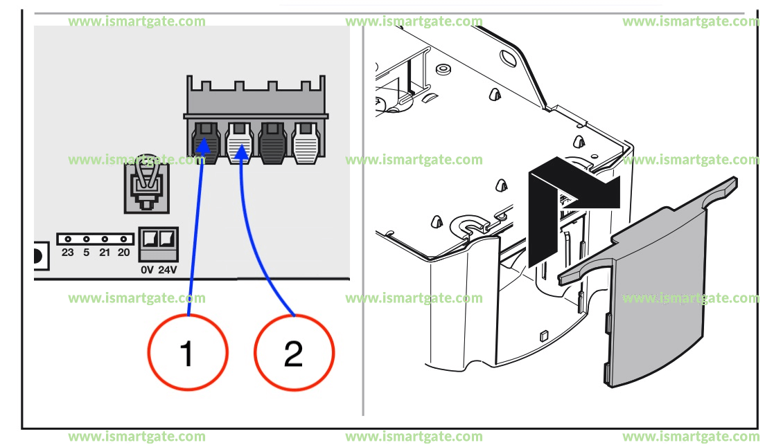 Wiring diagram for 4Ddoors GA103