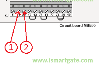 Wiring diagram for 4Ddoors GA203