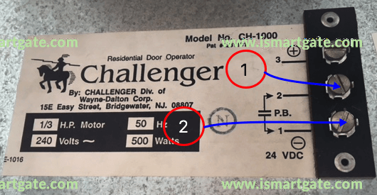 Wiring diagram for Challenger CH-1000