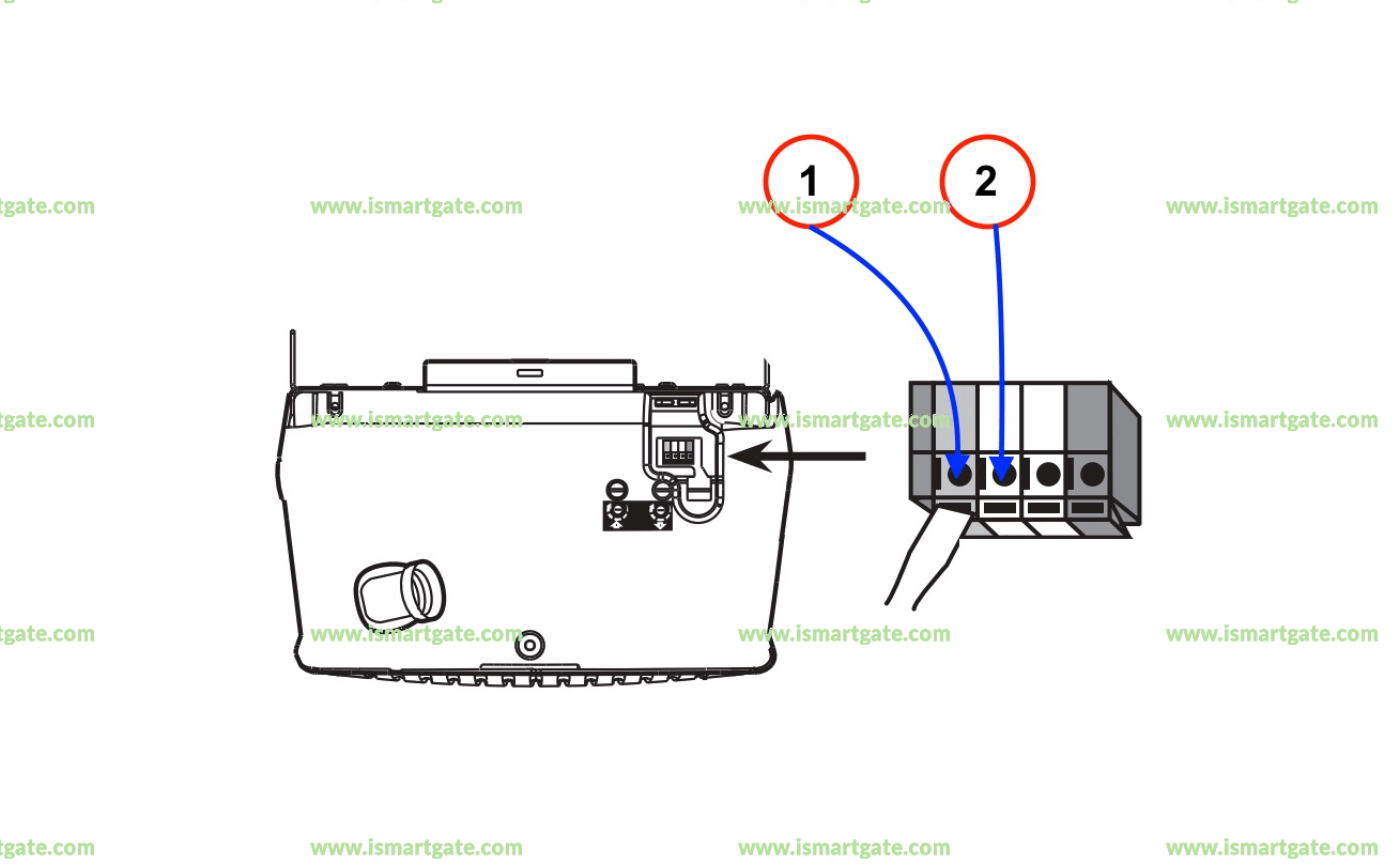 Wiring diagram for Chamberlain 3240M