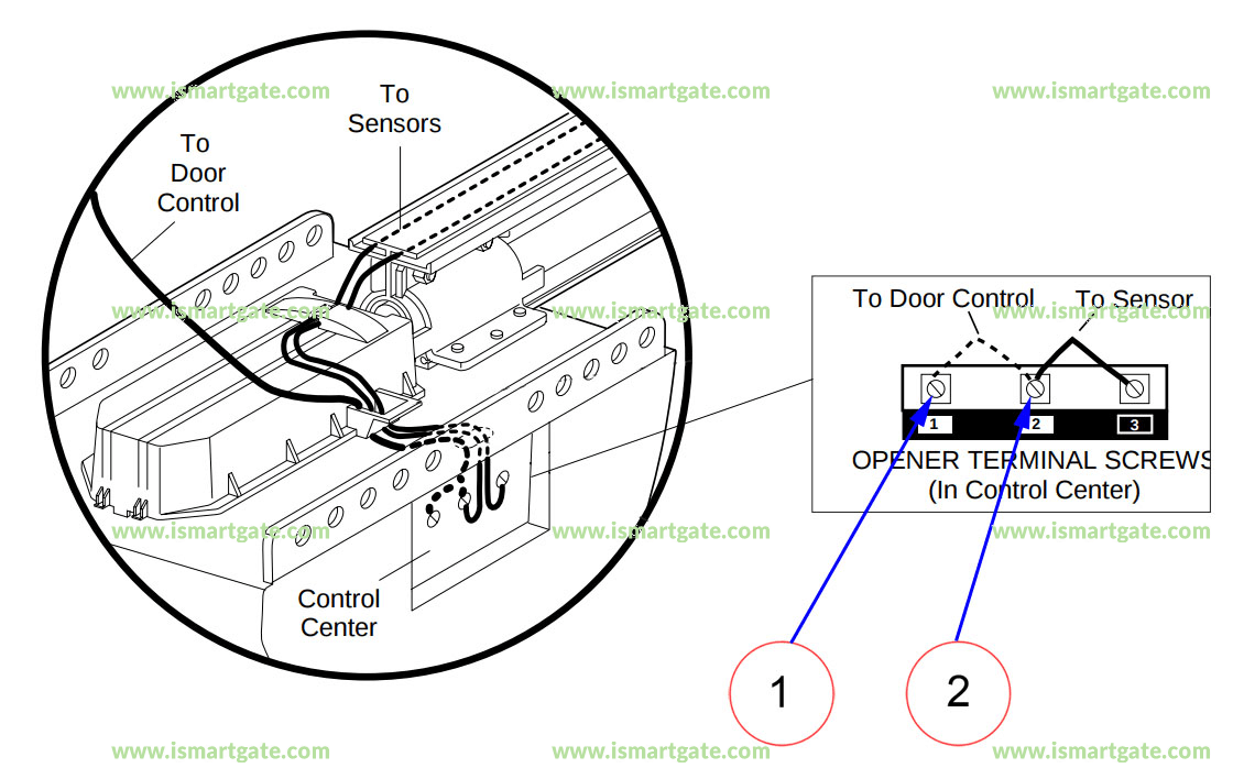 Wiring diagram for Chamberlain 9902
