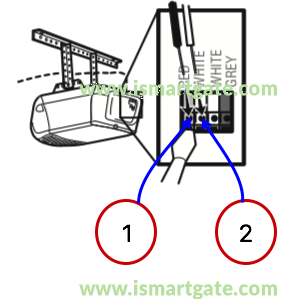 Wiring diagram for Chamberlain HD220