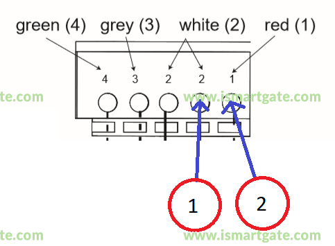 Wiring diagram for Chamberlain HandyLift Plus 2.0