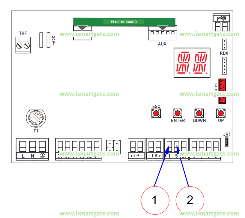 Wiring diagram for ELITE Miracle 1 - MS