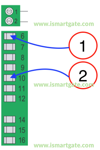 Wiring diagram for Life Home Integration RG1R UNI DL