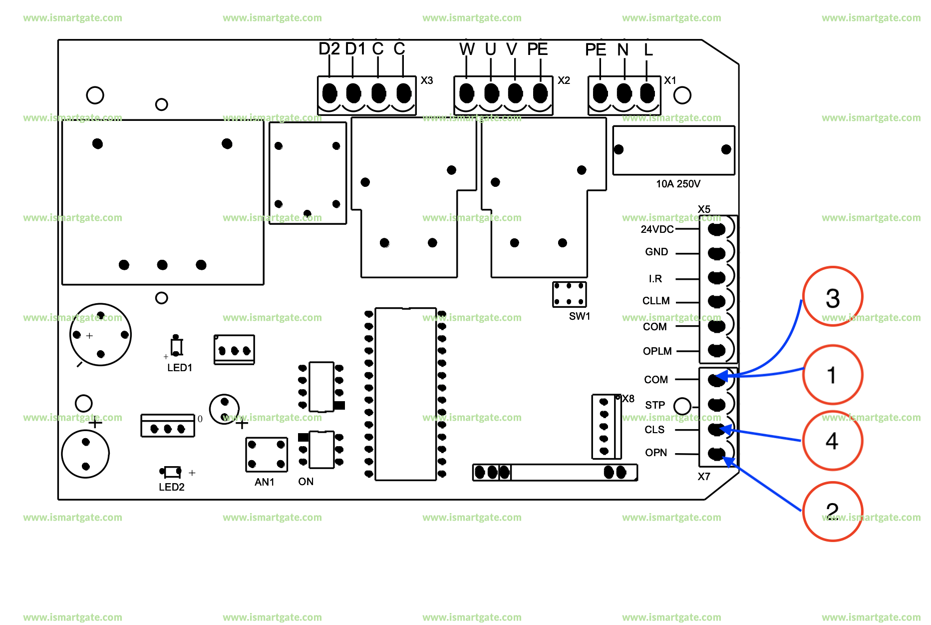 Wiring diagram for Joytech PY600AC