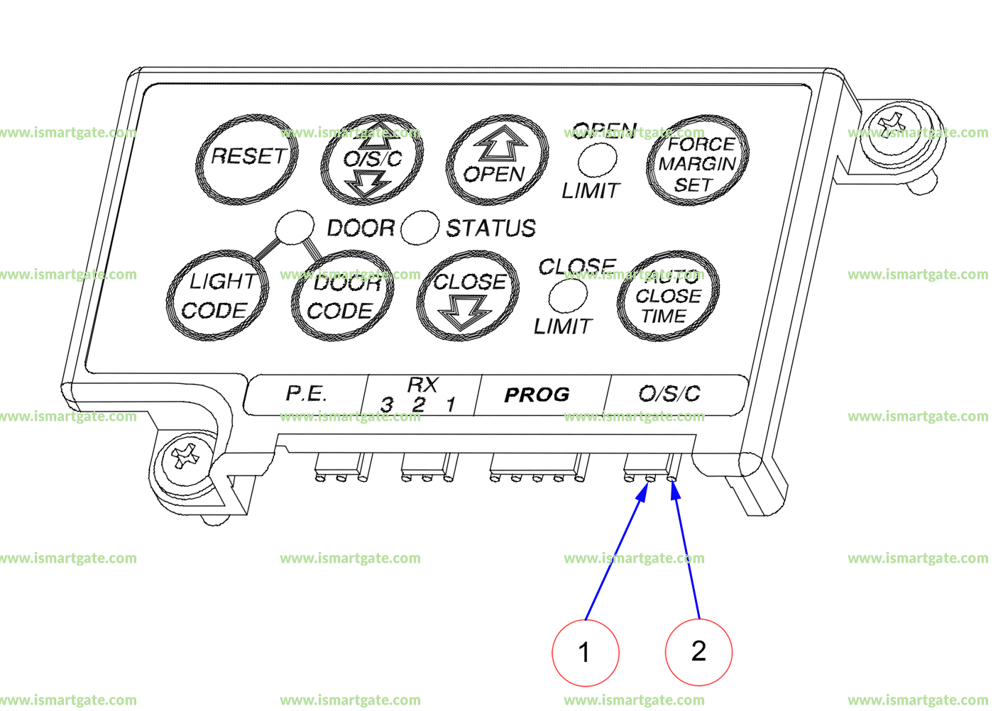 Wiring diagram for Automatic Technology GDO-4