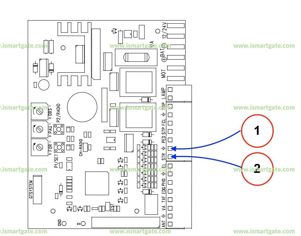 Wiring diagram for MERLIN G715D