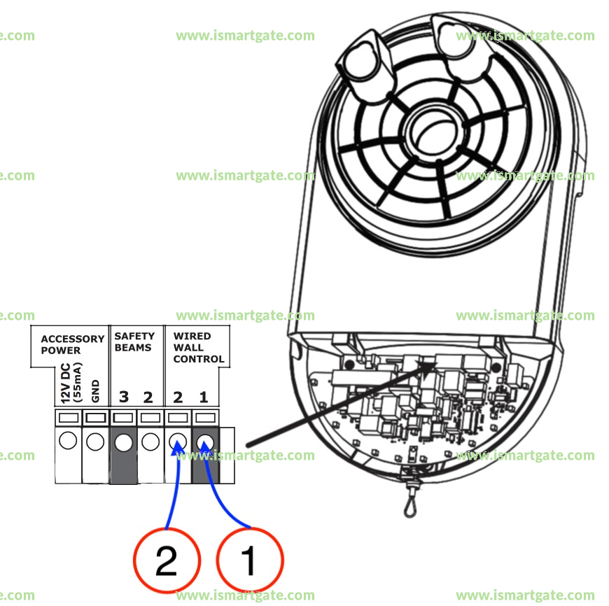 Wiring diagram for MERLIN MRC950EVO