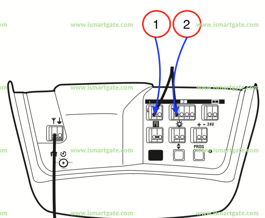 Wiring diagram for MERLIN MT600