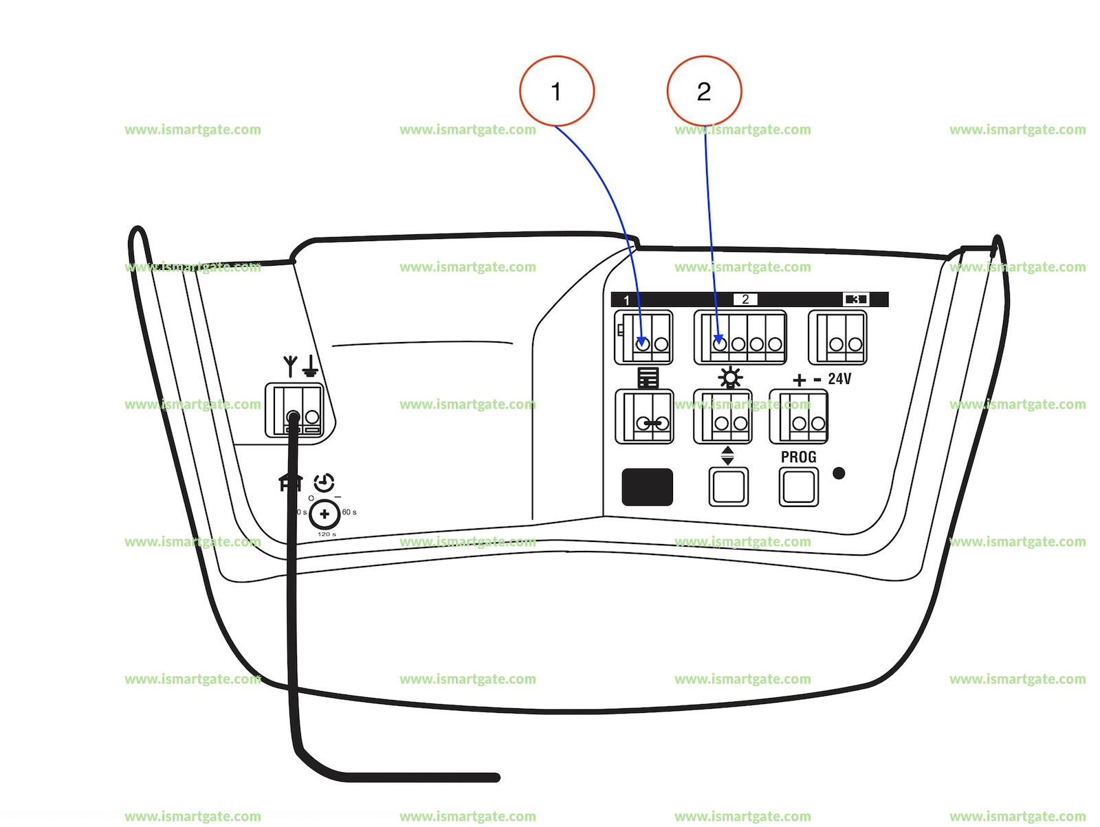 Wiring diagram for MERLIN MT800