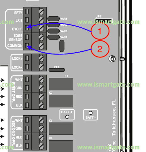Wiring diagram for Mighty Mule MM262