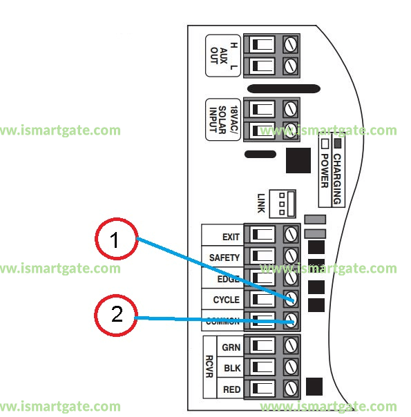 Wiring diagram for Mighty Mule MM360