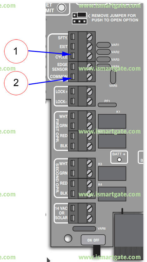 Wiring diagram for Mighty Mule MM362