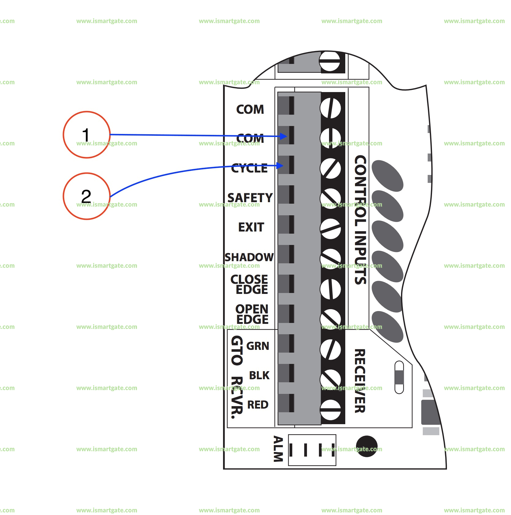 Wiring diagram for Mighty Mule MM562
