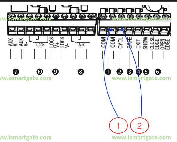 Wiring diagram for Mighty Mule TS571W