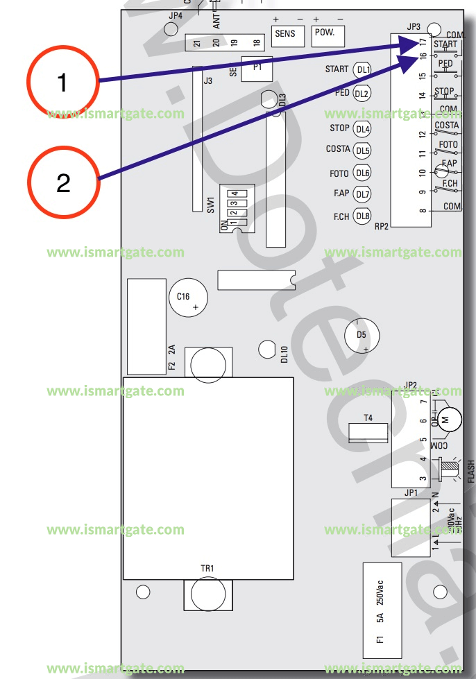 Wiring diagram for DASPI MAX
