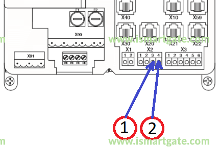 Wiring diagram for Hormann A435
