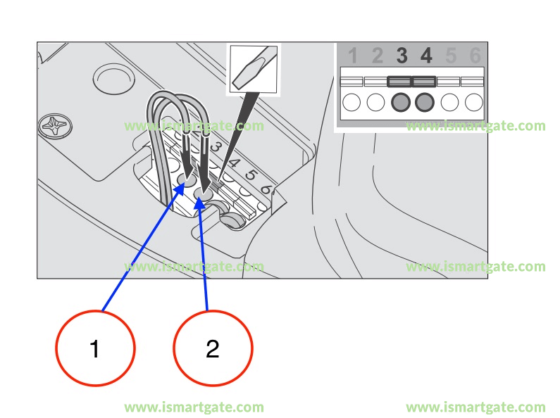 Wiring diagram for SOMMER 1042v002
