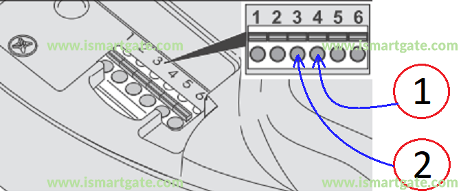 Wiring diagram for SOMMER 1042v003