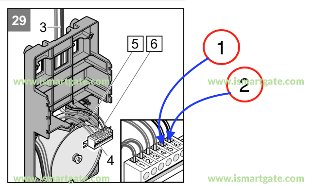 Wiring diagram for SOMMER Duo 650 SL