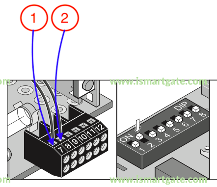 Wiring diagram for SOMMER Sprint Evolution