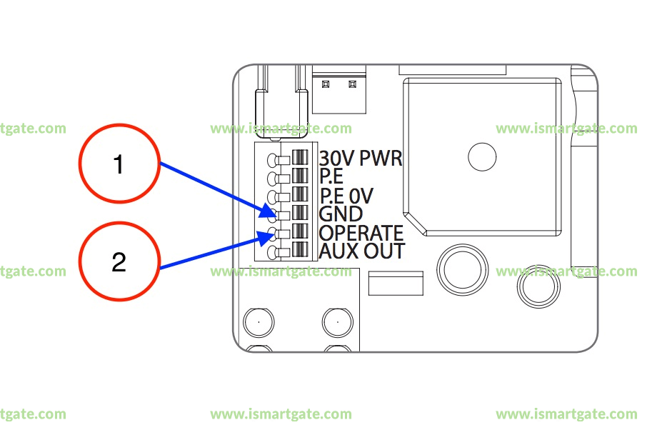 Wiring diagram for B&D Control-A-Door Diamond PD