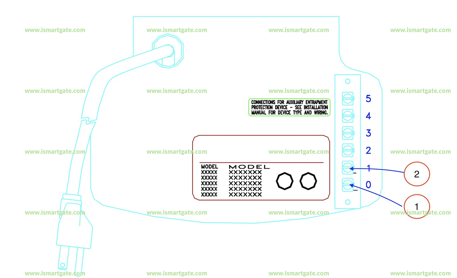 Wiring diagram for ALLSTAR J6500