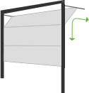 sectional garage door opener