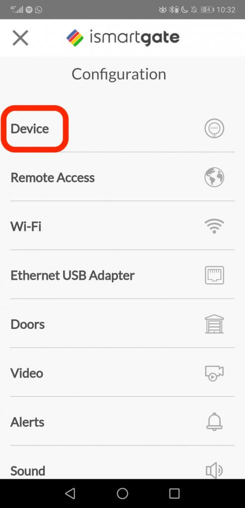 App_config Device