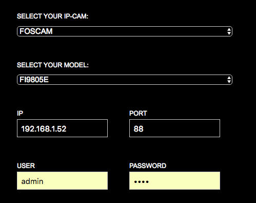 foscam ip camera tool app